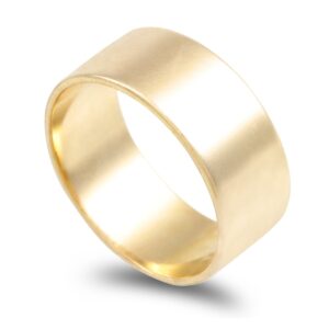 Aliança ouro amarelo anilha 8,0mm