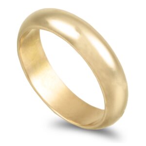 Aliança ouro amarelo  Meia Cana Alta 11,0gr