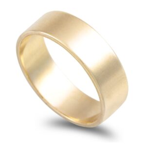 OAL0423 Aliança ouro amarelo anilha 6,0mm