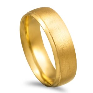 OAL1014 Aliança ouro amarelo - 6mm
