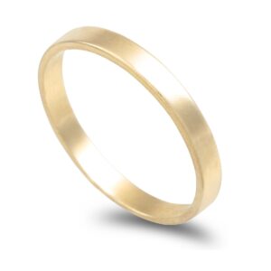 OAL1110 Aliança ouro amarelo anilha 2,5mm