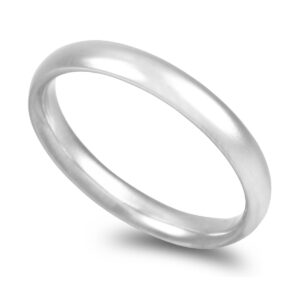 OAL1201 Aliança ouro branco Amêndoa 3,5mm