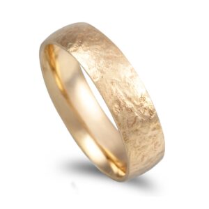 OAL1281 Aliança amendoa 5mm ouro rosa