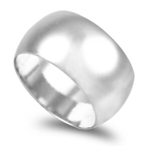 OAL1424 Aliança ouro branco Meia Cana Vistosa 11,0 mm